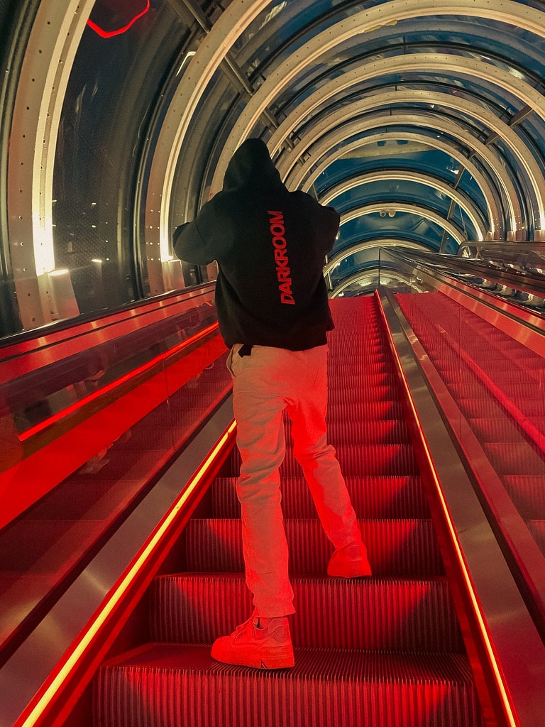 our darkroom hoodie in paris